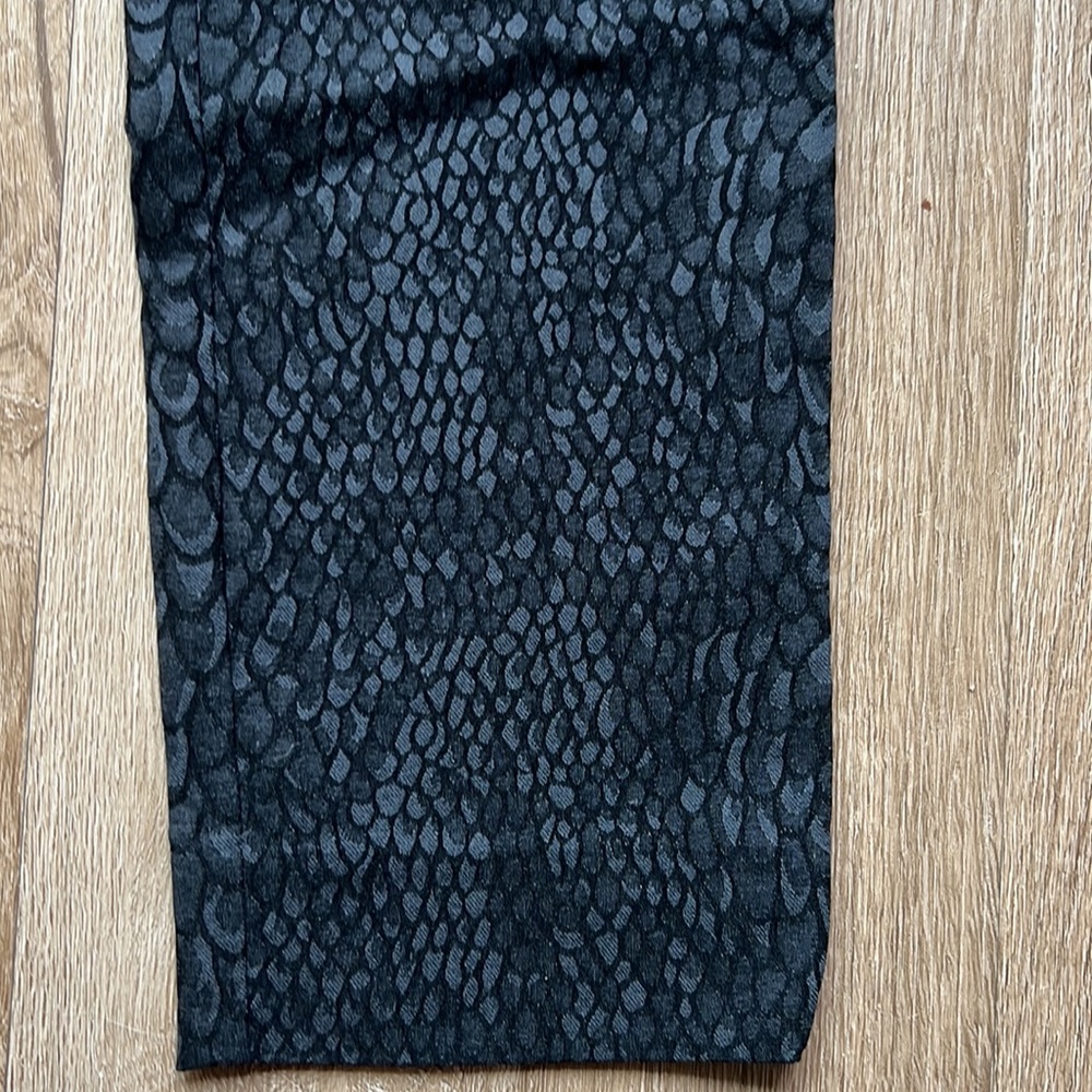 Lisette Women’s Snakeskin Pattern Black & Gray Skinny Jeggings Size 6 - Picture 7 of 16